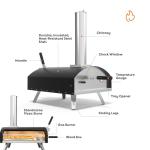 Stoke 16 Inch Portable Wood Pellet Pizza Oven