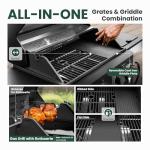 2-in-1 Propane BBQ Grill and Flat Top Griddle