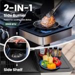 2-in-1 Propane BBQ Grill and Flat Top Griddle