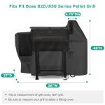 SunPatio Waterproof Grill Cover for Pit Boss 820/850