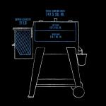 Pit Boss 700FB2 Matte Black Pellet Grill