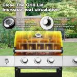 36,000 BTU Stainless Steel 3-Burner Gas Grill