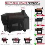 Unicook Waterproof Grill Cover for Pit Boss 1000