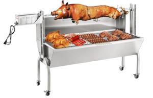 Kendane 46" Charcoal Rotisserie Grill with Motor