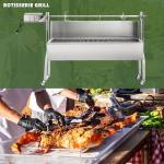 Kendane 46" Charcoal Rotisserie Grill with Motor