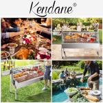 Kendane 46" Charcoal Rotisserie Grill with Motor