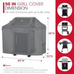 Unicook 50 Inch Heavy Duty BBQ Grill Cover