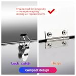 Portable Stainless Steel Charcoal Grill with Dual Zones