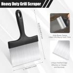 Stainless Steel Grill and Griddle Scraper Tool