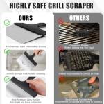 Stainless Steel Grill and Griddle Scraper Tool