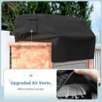 SHINESTAR Waterproof 38" Grill Cover for Popular Brands