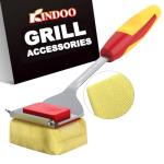 Bristle-Free Grill Brush with Extended Handle