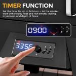 Electric Smoker with Cover and Meat Probe