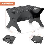 Portable Folding Charcoal Grill for Camping and Picnics