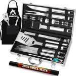 26-Piece Stainless Steel BBQ Grill Tool Set