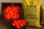 Coco Platinum 100% Natural Hardwood Lump Charcoal 45LB