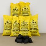 Coco Platinum 100% Natural Hardwood Lump Charcoal 45LB