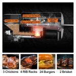 DAMNISS Pellet Smoker Grill Combo with PID Control