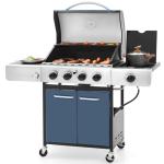 Sophia & William 4-Burner Gas BBQ Grill, Blue