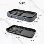 Pukomc 1500W Smokeless Electric Indoor Grill