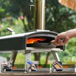Mimiuo 12" Portable Charcoal Pizza Oven for Outdoors