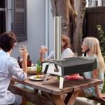 Mimiuo 12" Portable Charcoal Pizza Oven for Outdoors