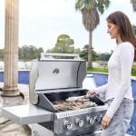 MELLCOM 4 Burner Stainless Steel Gas Grill