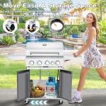 MELLCOM 4 Burner Stainless Steel Gas Grill