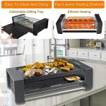 TAMARIT 2-in-1 Indoor Electric BBQ Grill