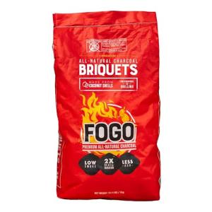 FOGO All-Natural Coconut Shell Charcoal Briquettes 15 lb