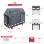 Turtle Life Heavy Duty BBQ Grill Cover 64 Inch