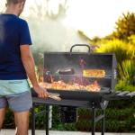 Large Charcoal Grill Barrel for Outdoor Cooking