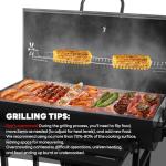 Large Charcoal Grill Barrel for Outdoor Cooking