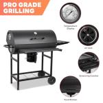Large Charcoal Grill Barrel for Outdoor Cooking