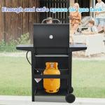 Endark 3-Burner Propane Gas Grill with Side Shelf