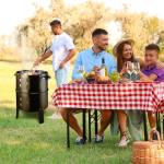 19-Inch Charcoal Smoker and Grill with Thermometer