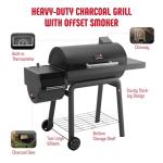 Feasto 30-Inch Charcoal Grill with Side Table