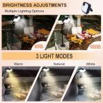 Rechargeable Bright Magnetic Grill Lights for Outdoors