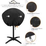 NettyPro Heavy Duty Waterproof Grill Cover, Black