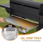 4-Burner Propane Gas Grill with Cast Iron Grate