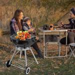 Ayiusideza 18-Inch Charcoal Kettle Grill