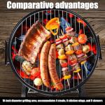 Ayiusideza 18-Inch Charcoal Kettle Grill