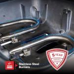 Nexgrill 2-Burner Portable Gas Grill and Griddle