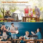 VEXON 16" Portable Gas Pizza Oven for Outdoors