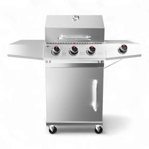 GasOne Deluxe 3-Burner Stainless Steel BBQ Grill