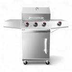 GasOne Deluxe 3-Burner Stainless Steel BBQ Grill
