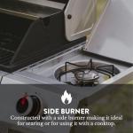 GasOne Deluxe 3-Burner Stainless Steel BBQ Grill