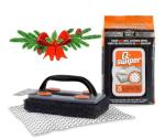 Q-Swiper Grill Cleaner Set: Brush and Wipes