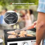 Camplux Portable 15,000 BTU Propane Griddle Grill