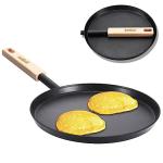 8-Inch Lightweight Frying Pan with Wooden Handle
